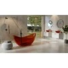 Vonia Besco Axya Earth Rust, 180 x 80 cm, su baltu dangteliu