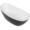 Vonia Besco Ayla Glam Graphite, 170 x 80 cm, su chrome sifonu