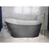 Vonia Besco Calima Glam Graphite, 170 x 74 cm, su juodais dangteliais