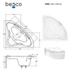 Vonia Besco Ewa, 134 x 134 cm