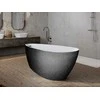 Vonia Besco Goya A-Line Glam Graphite, 170 x 80 cm (sifonas su persipylimu chrome)