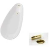 Vonia Besco Goya A-Line Glam Graphite, 170 x 80 cm (sifono su persipylimu dangtelis aukso spalvos)