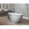 Vonia Besco Goya A-Line Glam Sidabrinis, 160 x 73 cm (sifono su persipylimu dangtelis juodos spalvos)