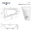 Vonia Besco Intima Duo, 170 x 125 cm, kairinė