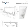 Vonia Besco Intima Duo, 180 x 125 cm, dešininė