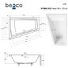 Vonia Besco Intima Duo, 180 x 125 cm, kairinė