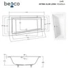 Vonia Besco Intima Slim, 150 x 85 cm, kairinė