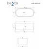 Vonia Besco Lova Glam Graphite, 160 x 74 cm, su klik-klak chrome