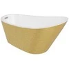 Vonia Besco Melody Glam Gold, 150 x 80 cm, su chrome sifonu