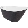 Vonia Besco Melody Glam Graphite, 170 x 80 cm, su baltais dangteliais