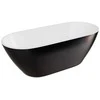Vonia Besco Moya Juodas&Baltas, 160 x 70 cm (su Klik-klak Chrome)