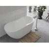 Vonia Besco Navia, 160 x 80 cm, su chrome sifonu