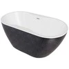 Vonia Besco Navia Glam Graphite, 150 x 80 cm, su baltais dangteliais