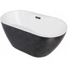 Vonia Besco Navia Glam Graphite, 160 x 80 cm, su juodais dangteliais