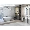 Vonia Besco Navia Glam Sidabrinis, 140 x 75 cm, su baltais dangteliais
