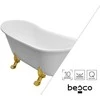 Vonia Besco Olaya 160, Baltas+Gold (be sifono, be persipylimo skylės)