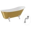 Vonia Besco Olaya Glam 160, Gold+Chrome, su sifonu Klik-klak Chrome