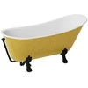 Vonia Besco Olaya Glam 160, Gold+Juodas, su sifonu su persipylimu Klik-klak Juodas