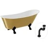 Vonia Besco Olaya Glam 160, Gold+Juodas, su sifonu Klik-klak Juodas