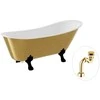 Vonia Besco Olaya Glam 160, Gold+Juodas, su sifonu Klik-klak Gold