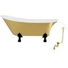 Vonia Besco Olaya Glam 160, Gold+Juodas, su sifonu su persipylimu Klik-klak Gold