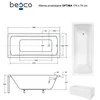 Vonia Besco Optima, 170 x 70 cm