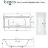 Vonia Besco Quadro Slim, 175 x 80 cm