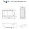 Vonia Besco Shea Slim, 150 x 70 cm