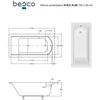 Vonia Besco Shea Slim, 180 x 80 cm
