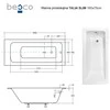 Vonia Besco Talia Slim, 160 x 75 cm