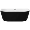 Vonia Besco Vica New B&W Matt 170, su Klik-klak Juodas su persipylimu slim