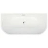 Vonia Besco Vica Slim+, 170 x 80 cm, su chrome sifonu