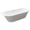 Vonia Besco Vica Slim+, 170 x 80 cm, su baltu sifonu