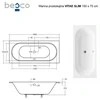 Vonia Besco Vitae Slim, 150 x 75 cm