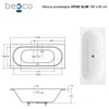 Vonia Besco Vitae Slim, 180 x 80 cm