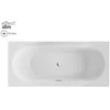 Vonia Besco Vitae Slim+, 180 x 80 cm, su chrome sifonu
