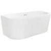 Vonia Besco Volya, 150 x 75 cm, su chrome sifonu su persipylimu slim