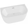 Vonia Besco Volya, 160 x 75 cm, su chrome sifonu su persipylimu slim
