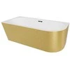 Vonia Besco Zoya Glam Gold, 150 x 75 cm, kairinė, su juodais dangteliais