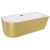 Vonia Besco Zoya Glam Gold, 150 x 75 cm, dešininė, su grafito spalvos dangteliais
