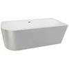 Vonia Besco Zoya Glam Sidabrinis, 150 x 75 cm, dešininė, su chrome sifonu