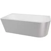 Vonia Besco Zoya Glam Sidabrinis, 150 x 75 cm, kairinė, su baltais dangteliais