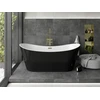 Vonia Mexen Montana, 180 x 80 cm, Baltas/Juodas+Gold