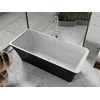 Vonia Mexen Tonia, 170 x 75 cm, Baltas/Juodas+Chrome