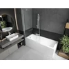 Vonios sienelė Mexen Next I, Baltas/Transparent, 100 x 150 cm