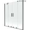 Vonios sienelė Mexen Velar Duo II, Brushed gun pilka, 150 x 150 cm