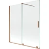 Vonios sienelė Mexen Velar II, Brushed copper, 150 x 150 cm