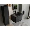 Vonios spintelė Besco Akya Classic, 130 x 33 x 30 cm, Gun Metal Glossy