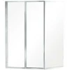 Vonios stiklo sienelė Besco Ambition Premium 3, 130x140 cm