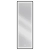 Vonios veidrodis Mexen Coro Juodas su LED apšvietimu ir šildymo kilimėliu, 50 x 150 cm